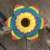 Maxbell Hot 3D Large Sun Flower Windmill Wind Spinner Whirligig Yard Garden Decor 2# - Aladdin Shoppers