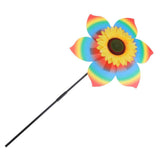 Maxbell Hot 3D Large Sun Flower Windmill Wind Spinner Whirligig Yard Garden Decor 2# - Aladdin Shoppers