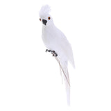 Maxbell 2pcs Artificial Parrot Bird Realistic Home Decor Budgie Taxidermy