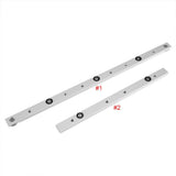 Maxbell 2xAluminium Alloy Rail Miter Bar Slider Table Saw Gauge Rod Woodworking 450mm