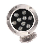 Maxbell 9W LED Flood Light Outdoor Underwater Spot Light Pond Lamp Pure White - Aladdin Shoppers