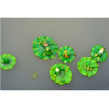 Maxbell Floating Duck Lotus Leaf Lying Frog Ornament Hunting Decoy Garden Pond Decor