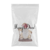 Maxbell Resin Simulation Swing Animals Figurine Garden Ornament Decor Rabbit#2 - Aladdin Shoppers