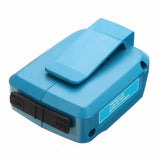 Maxbell 10x Battery USB Adapter for  14.4V 18V Batteries Charger Adapter Blue