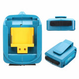 Maxbell 10x Battery USB Adapter for  14.4V 18V Batteries Charger Adapter Blue