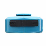Maxbell 3x Battery USB Adapter for  14.4V 18V Batteries Charger Adapter Blue