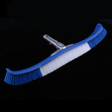Maxbell 18" Swimming Pool Spa Cleaning Brush Head & 2-Stage Aluminum Telescopic Pole