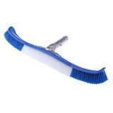 Maxbell 18" Swimming Pool Spa Cleaning Brush Head & 2-Stage Aluminum Telescopic Pole