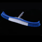 Maxbell 18" Swimming Pool Spa Cleaning Brush Head & 2-Stage Aluminum Telescopic Pole