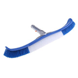 Maxbell 18" Swimming Pool Spa Cleaning Brush Head & 2-Stage Aluminum Telescopic Pole