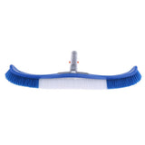 Maxbell 18" Swimming Pool Spa Cleaning Brush Head & 2-Stage Aluminum Telescopic Pole