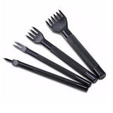 Maxbell Leather Craft Tools Diamond Hole Punch Stitching Chisel 1 Prong 1.5mm Black - Aladdin Shoppers