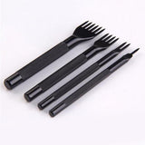 Maxbell Leather Craft Tools Diamond Hole Punch Stitching Chisel 1 Prong 1.5mm Black - Aladdin Shoppers