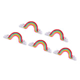 Maxbell 5pcs Micro Landscape Decorations Mini Rainbow Garden Landscaping L #4 - Aladdin Shoppers