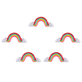 Maxbell 5pcs Micro Landscape Decorations Mini Rainbow Garden Landscaping L #4 - Aladdin Shoppers