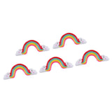 Maxbell 5pcs Micro Landscape Decorations Mini Rainbow Garden Landscaping L #4 - Aladdin Shoppers