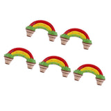 Maxbell 5pcs Micro Landscape Decorations Mini Rainbow Garden Landscaping L #6 - Aladdin Shoppers