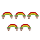 Maxbell 5pcs Micro Landscape Decorations Mini Rainbow Garden Landscaping L #6 - Aladdin Shoppers