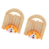Maxbell Miniature Fairy Garden Micro Landscape Bonsai Pot Decor Orange Door Dog - Aladdin Shoppers