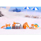 Maxbell Miniature Fairy Garden Micro Landscape Bonsai Pot Decor Orange Conch Dog - Aladdin Shoppers