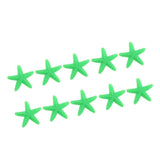 Maxbell 10pcs Colorful Resin Starfish DIY Crafts Garden Decor Green S - Aladdin Shoppers