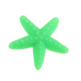 Maxbell 10pcs Colorful Resin Starfish DIY Crafts Garden Decor Green S - Aladdin Shoppers