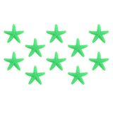 Maxbell 10pcs Colorful Resin Starfish DIY Crafts Garden Decor Green S - Aladdin Shoppers
