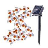 Maxbell Solar Powered 30 LED Bee String Light Garden Path Yard Decor Lamp White - Aladdin Shoppers