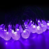 Maxbell Solar Powered 30 LED String Light Bubble Festivals Decor Light Purple - Aladdin Shoppers