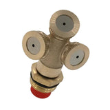 Maxbell 1/2 inch 3-Head Brass Agricultural Misting Spray Nozzle Garden Sprinkler #2 - Aladdin Shoppers