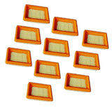Maxbell 10x10 Piece Air Filters For STIHL FS120 FS200 FS250 FS300 FS350 FS400 FS450