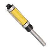 Maxbell 1/4'' Shank Top & Bottom Bearing Flush Trim Router Bit 12.7x25mm Yellow - Aladdin Shoppers