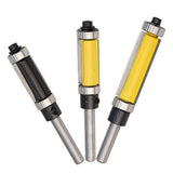 Maxbell 1/4'' Shank Top & Bottom Bearing Flush Trim Router Bit 12.7x25mm Black - Aladdin Shoppers
