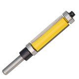 Maxbell 1/4'' Shank Top & Bottom Bearing Flush Trim Router Bit 12.7x38mm Yellow - Aladdin Shoppers