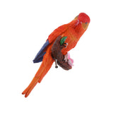 Maxbell 3Pcs Resin Parrots Budgerigar Birds Animals Ornaments Hanging Decorations