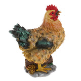 Artificial Realistic Chicken Figure Outdoor Garden Yard Decor Chicken Family