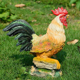 Artificial Realistic Chicken Figure Outdoor Garden Yard Decor Chicken Family
