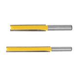 Maxbell 4x Extra Long Straight Router Bit Wood Milling Cutter Slotted Trimming 2" 3"
