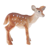 Maxbell 2Pcs Resin Sika Deer Ornament Toy Animal Figurine Plant Pot Dollhouse Decor
