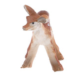 Maxbell 2Pcs Resin Sika Deer Ornament Toy Animal Figurine Plant Pot Dollhouse Decor