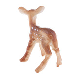 Maxbell 2Pcs Resin Sika Deer Ornament Toy Animal Figurine Plant Pot Dollhouse Decor