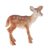 Maxbell 2Pcs Resin Sika Deer Ornament Toy Animal Figurine Plant Pot Dollhouse Decor
