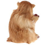 Maxbell 2pcs Lifelike Kneeling Monkey Statue Indoor Outdoor Ornament Model Figure