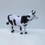 Maxbell 2pcs Lifelike Goat&Cow Statue Indoor Outdoor Garden Decor Ornament Figure