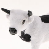 Maxbell 2pcs Lifelike Goat&Cow Statue Indoor Outdoor Garden Decor Ornament Figure