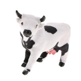 Maxbell 2pcs Lifelike Goat&Cow Statue Indoor Outdoor Garden Decor Ornament Figure
