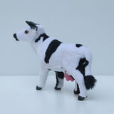 Maxbell 2pcs Lifelike Goat&Cow Statue Indoor Outdoor Garden Decor Ornament Figure