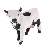 Maxbell 2pcs Lifelike Goat&Cow Statue Indoor Outdoor Garden Decor Ornament Figure