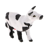 Maxbell 2pcs Lifelike Goat&Cow Statue Indoor Outdoor Garden Decor Ornament Figure