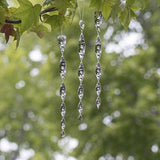 Maxbell 6Pcs Bird Repellent Wind Twisting Scare Rods Reflective Spiral Deterrent